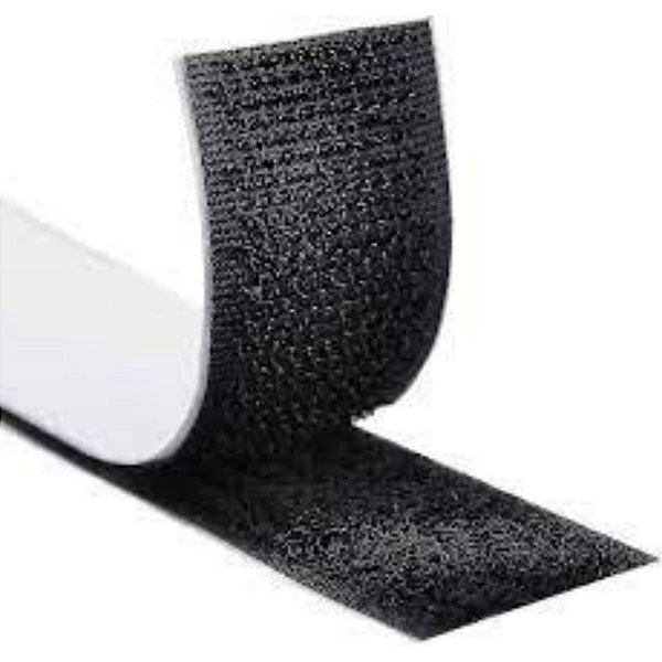 Velcro Preto 25mm macho e fêmea (METRO)