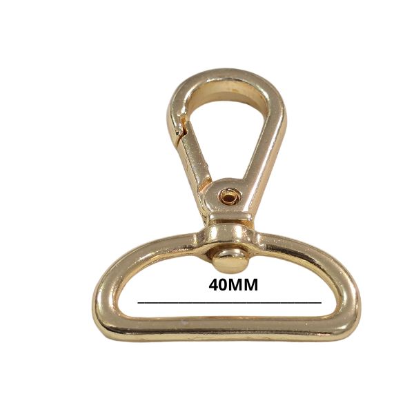 Mosquetão Dourado 40Mm (Cataforetico)