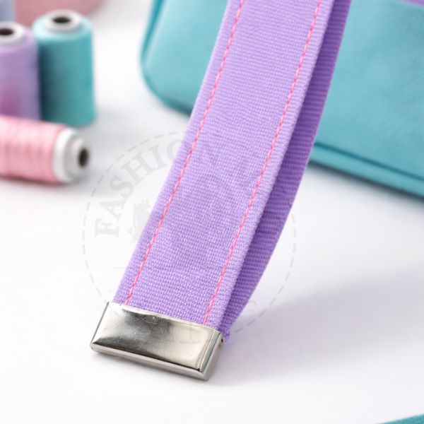 Terminal de Alça Niquelado 3cm Ferro com Garra para Bolsas e Zíper