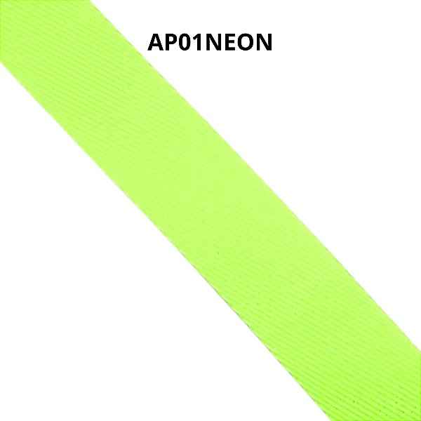 Alça Chic 30mm Poliéster Amarelo Neon