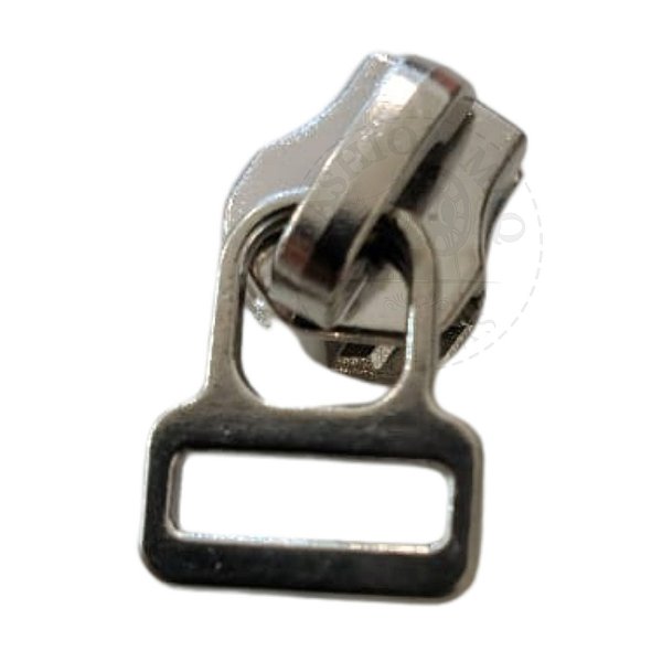 Cursor para o Zíper Bicolor Tratorado nº5 - Cor Niquel