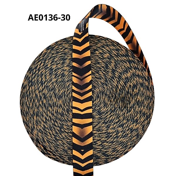 Alça Chic 30mm Estampada Tiger