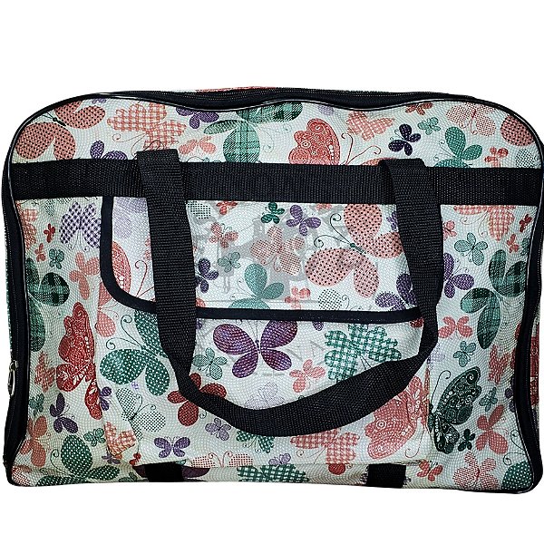 Bolsa Estampada P/ Máquina Doméstica Borboleta