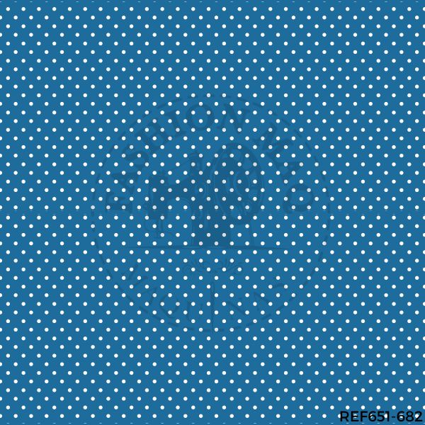 Tecido Tricoline Poá Azul Turquesa
