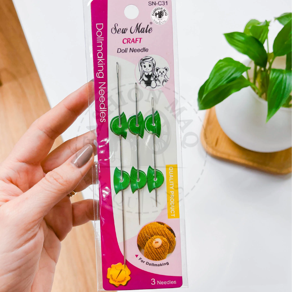 Agulhas P/ Boneca Sew Mate Conjunto 3un