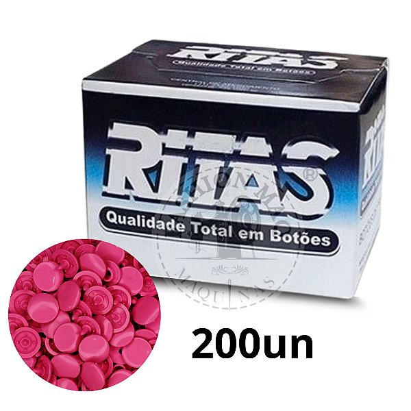 Botao Ritas 10 Rosa Choque - 200 unidades