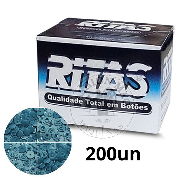 Botao Ritas 10 Cobalto - 200 unidades