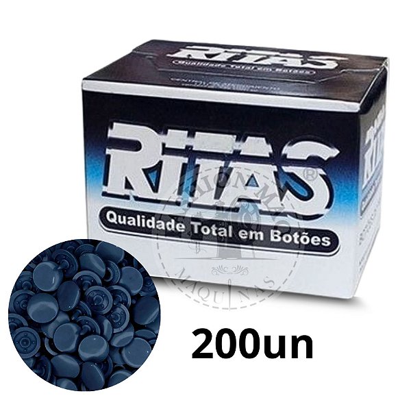 Botao Ritas 10 Marinho - 200 unidades