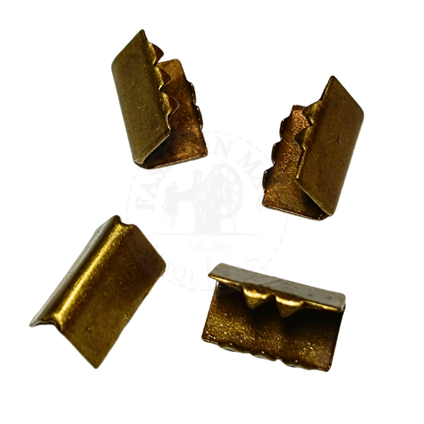 Terminal De Alça 10Mm Ouro Velho C/4Un