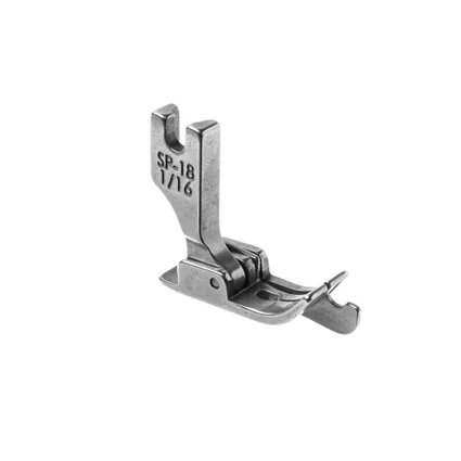 Calcador Reta Pesponto Metal C/ Guia 1/16 Esquerdo