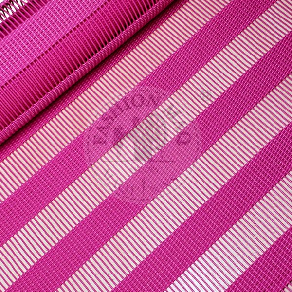 Tela Treliça Sintética Listrada Pink