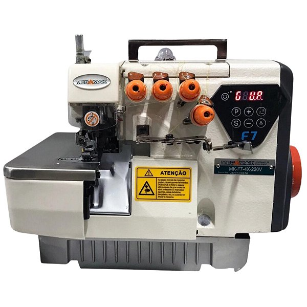 Máquina Mega Mak Interloque Direct Drive F7 110v
