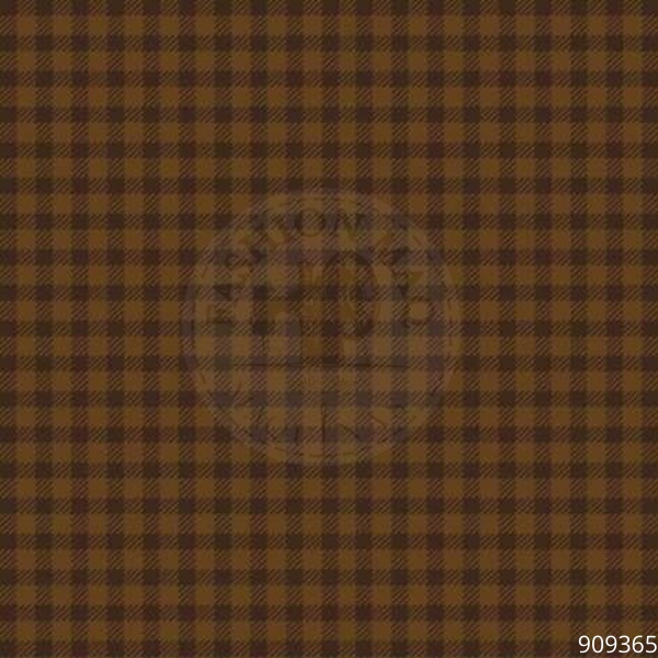 Tecido Tricoline Xadrez Chocolate