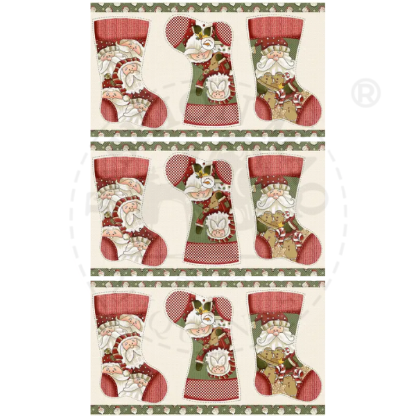 Painel Fuxicos E Fricotes Digital Botas Natal