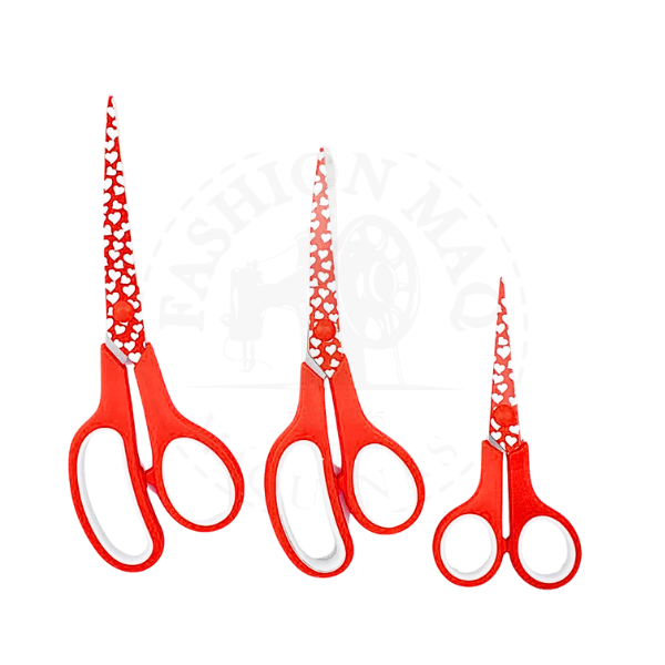 Tesoura Okachi Coração Conjunto C/ 3un