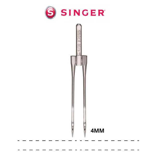 Agulha Singer Dupla 4mm 2024 N.14 Unidade