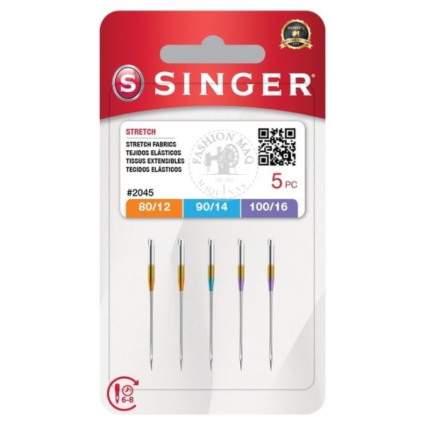 Agulha Singer Doméstica 2045 Sortida 12/14/16 C/5Un