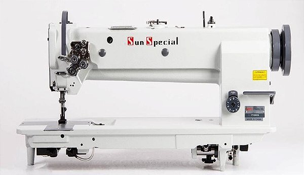 Máquina Sun Special Pespontadeira Transporte Triplo Alongada 46cm SSTC31606