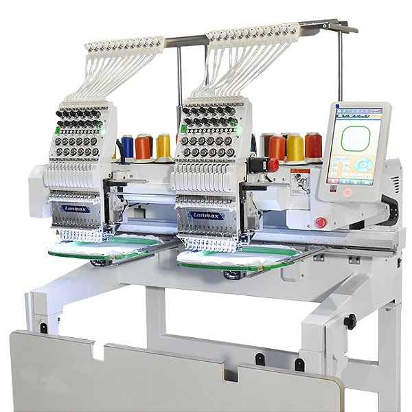Máquina Lanmax Bordadeira 12 agulhas 2 Cabeças