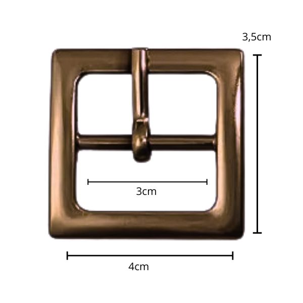 Fivela Ouro Velho 3cm