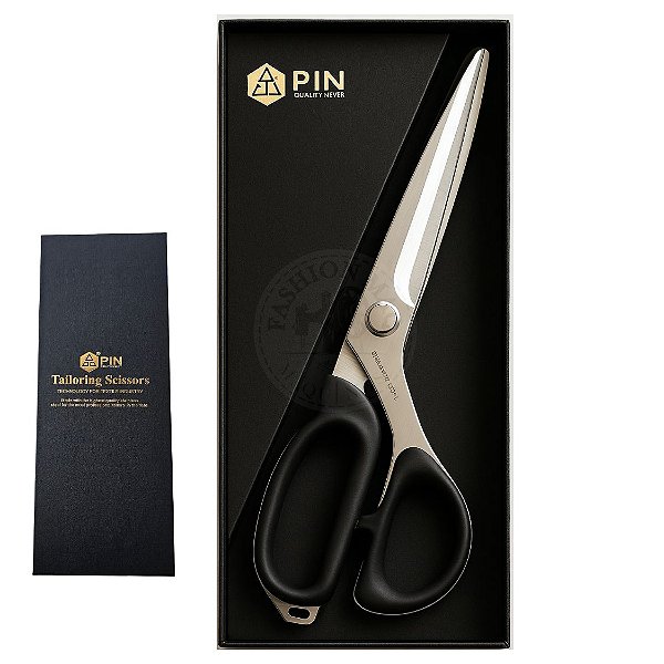 Tesoura PIN Alfaiate 9 Polegadas Cabo Preto Qualidade Japonesa