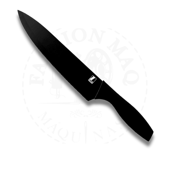 Faca do Chef Lanmax Multi Home 8 Polegadas Preta