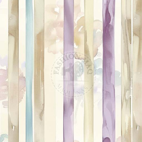 Tecido Tricoline Digital Blue Lavender 06