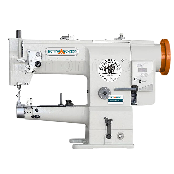 Máquina Mega Mak de Braço Transporte Triplo Lançadeira Grande MK3628 220v C/ Mesa Especial