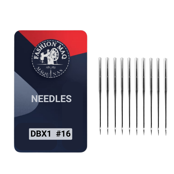 Agulha Importada Reta Cabo Fino DBX1 Nº16
