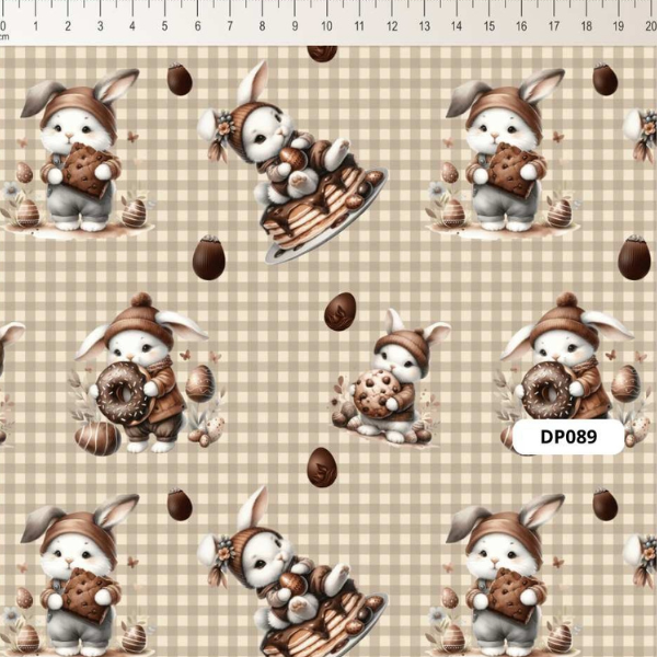 Tecido Tricoline Digital Coleção Pascoa 6