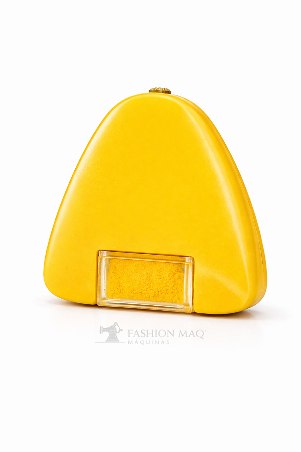 Suporte Giz Em Pó C/ Refil Amarelo