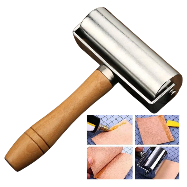 Rolo P/ Prensar Couro 6cm