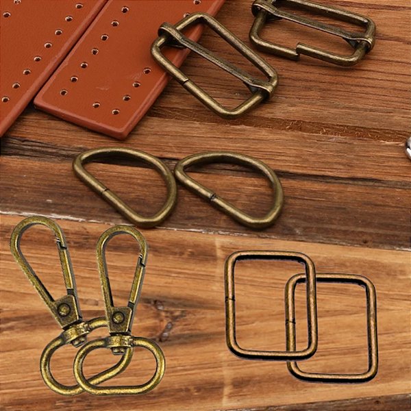 Kit Ferragem 20mm Ouro Velho