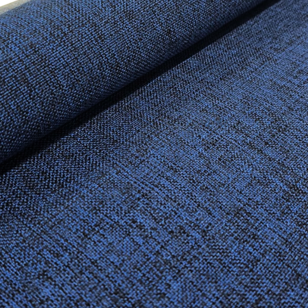 Tecido Ráfia Lona Azul Bic
