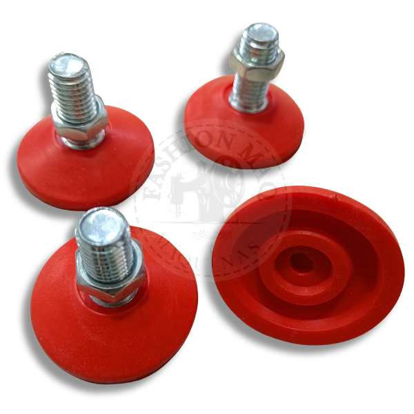 Pé Para Máquina Industrial 4 Peças