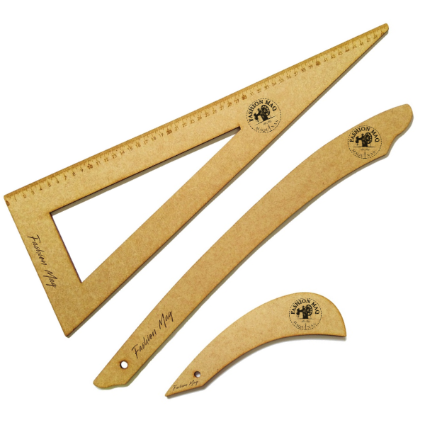 Régua Mdf P/ Modelagem C/ 3un