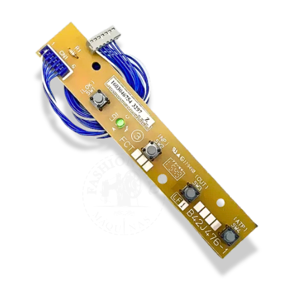 Placa dos Botões Brother BP2XXX - Parada de Agulha - Levantamento do Calcador - Corte de Linha