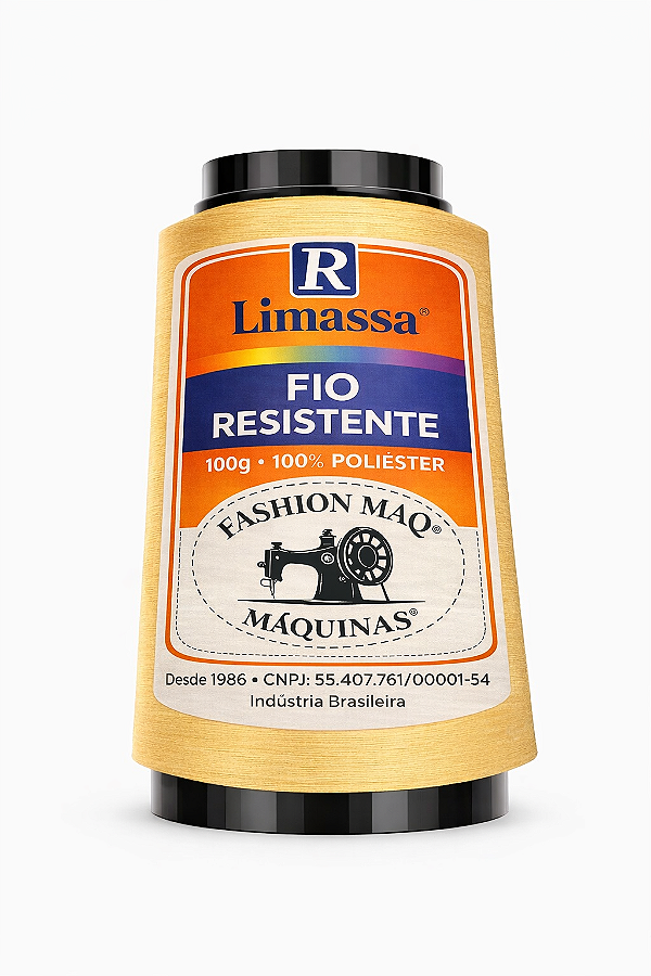 Fio Resistente Cor 240 Vanila 100g Marca Resistente 100% Poliéster