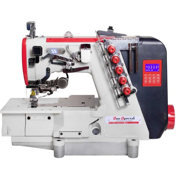 Máquina Sun Special Galoneira Eletrônica Plana Com Corte de Linha e Levantamento Automático 220v