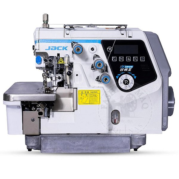 Máquina de Costura Industrial Overloque Eletrônica Jack Urus C7-3-02/233 Inteligência Artificial e Precisão Avançada