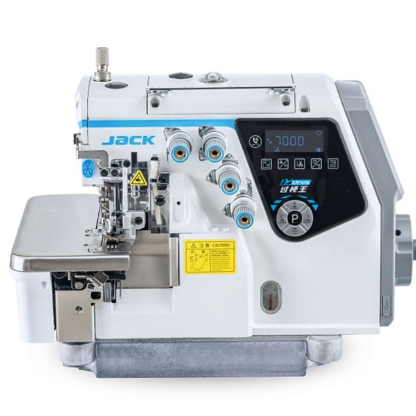 Máquina de Costura Industrial Ponto Cadeia Eletrônica Jack Urus C7-4-M03/333 Inteligência Artificial e Precisão Avançada