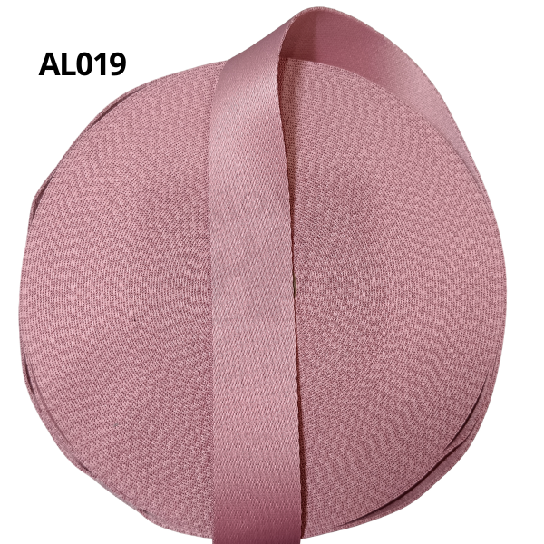 Alça Acetinada Cor 19 Rosa Antigo 30mm - Toque Macio e Alta Resistência