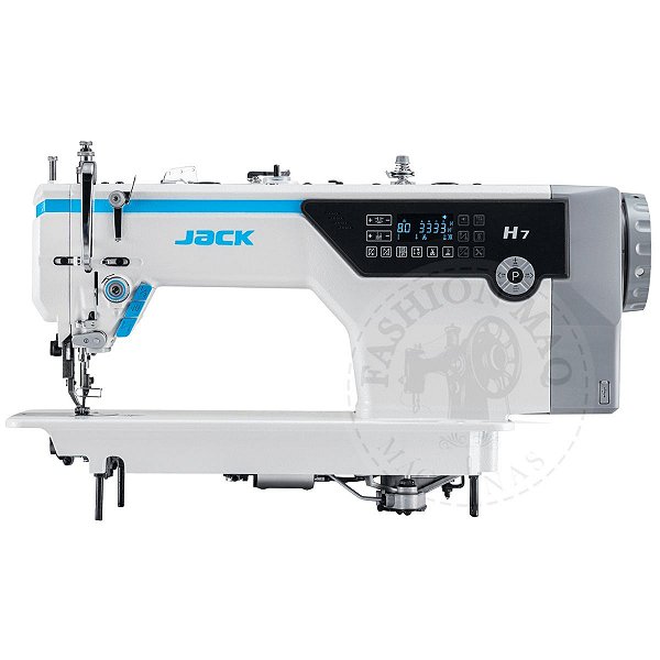 Máquina de Costura Industrial Transporte Duplo Eletrônica Jack H7 Potência e Precisão para Materiais Pesados