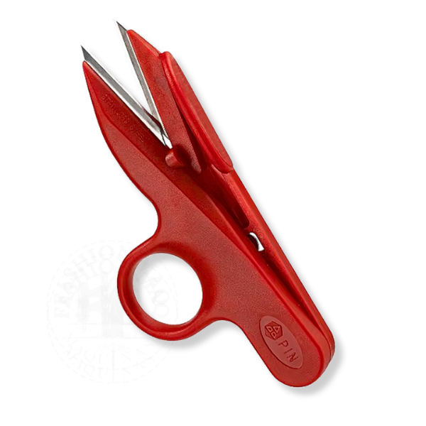 Tesoura PIN Arremate Vermelha C/ Dedal Premium