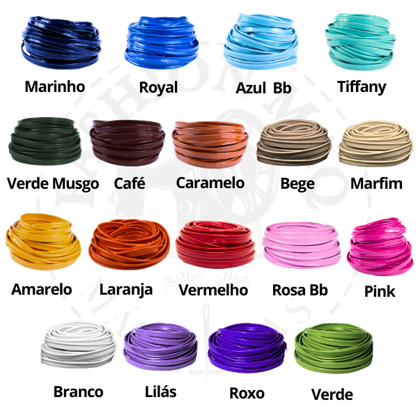 Vivo Plástico 11mm 100% Pvc Rolo com 10 Metros - Para Acabamento de Bolsas