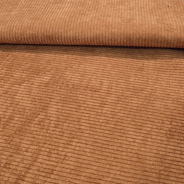 Veludo Cotelê Caramelo Dublado TNT 60g 0,50 x 1,40 m