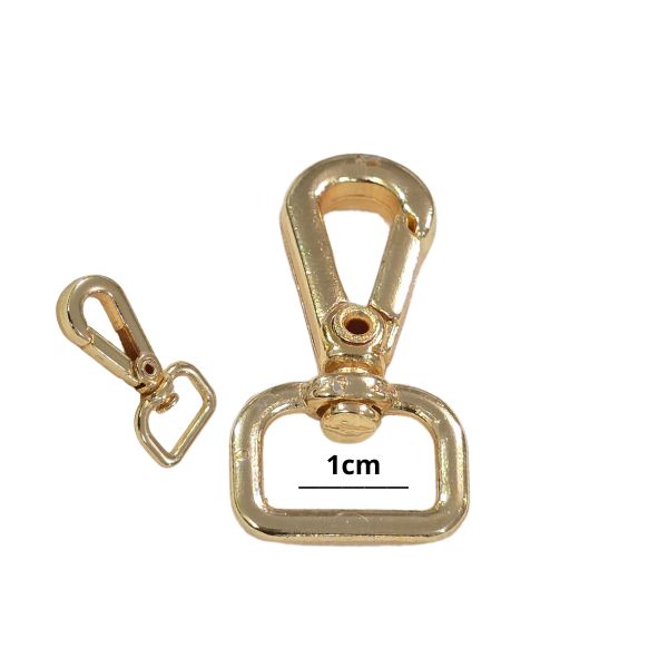 Mosquetão Dourado 10mm (Cataforético)