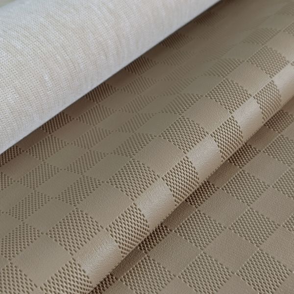 Sintético Xadrez 0.8 Creme Fundo de Malha 0,50cm x 1,40mt