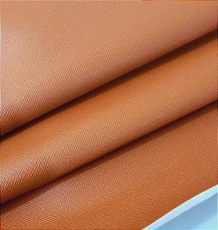 Sintético Prada 0.8mm Caramelo com Fundo de Malha 0,50cm x 1,40mt