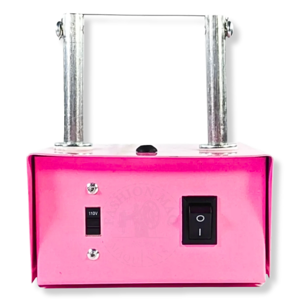 Máquina de Fuxicos para Cortar e Selar Fitas Rosa Cortes Rápidos e Precisos de Fitas